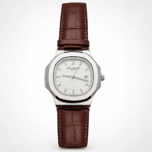 Patek Philippe Geneve – Classic White Dial with Premium Brown Leather Strap