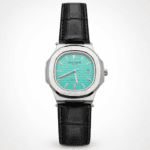 Patek Philippe Geneve Iconic Tiffany Blue Dial with Premium Black Strap