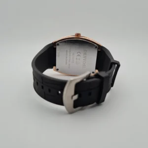 Strap Color: Midnight Black Strap Material: Flexible Silicone / Rubber Body Material: Stainless Steel Back with Alloy Crystal Bezel Water Resistance: Water Resistant