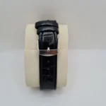 Cartier Tank Men’s Luxury Watch Sleek Black Dial with Premium Black Leather Strap Stainless Steel Case