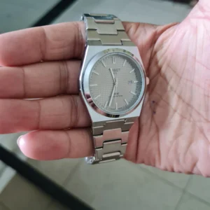 Tissot PRX silver dial stainless steel watch for men