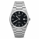 Tissot PRX Black Dial Stainless Steel Watch For Men