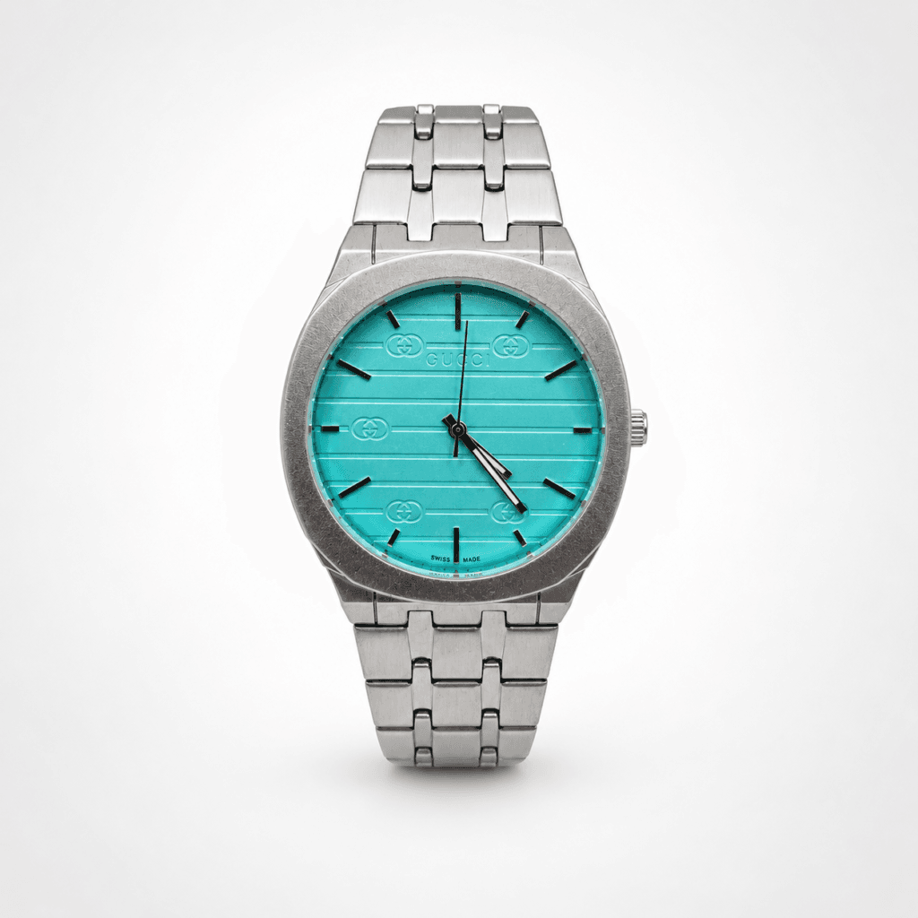 Men's Stainless Steel Watch with Blue Dial | Stylish Analog Watch for Men