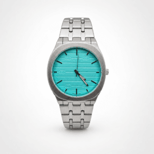 Men's Stainless Steel Watch with Blue Dial | Stylish Analog Watch for Men